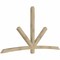 Ekena Millwork Alberta Rough Sawn Timber Gable Bracket, Douglas Fir, 108"W x 58"H x 4"D x 4"F, 13/12 Pitch GBW108X58X0404ALB00RDF - alternate 2